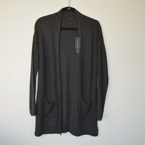 NWT - T Tahari Charcoal Cardigan - Cashmere blend - size M